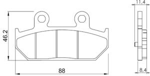 Serie Pastiglie  Sinterizzate Malaguti