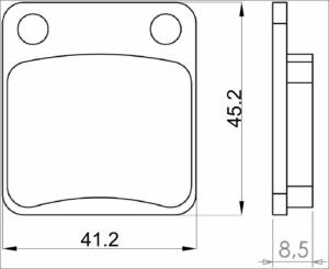 Braking pads Honda Silverwing