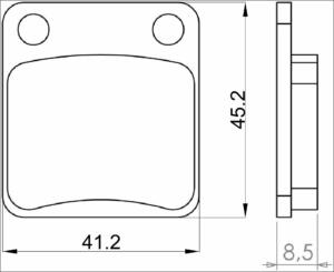 Serie Pastiglie Honda SilverWing F a M