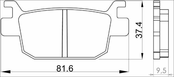 Serie Pastiglie freno  Honda SH 300 post
