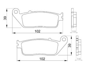 Serie Pastiglie Honda SilverWing400 post
