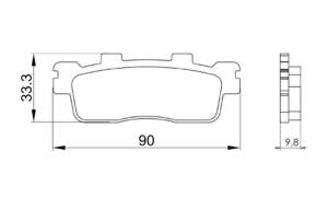 Pads Sets Sint Kymco Downtown 125 2010