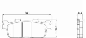 Serie Pastiglie  Sinterizzate Kymco