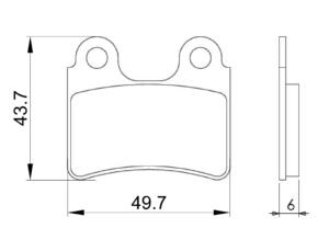 Braking pads Beta RV 3 -270