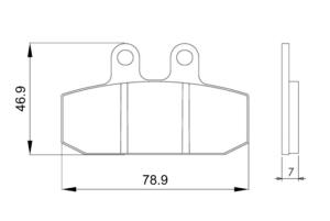 Brake pads Honda Bali