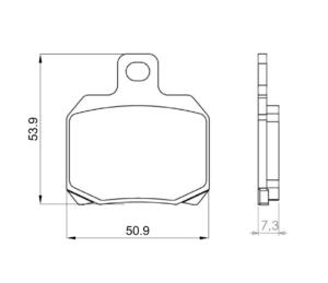Coppia Pastiglie freno Beverly 500