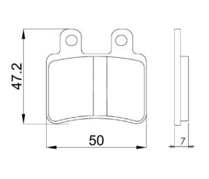 Coppia Pastiglia freno Italjet Jet Set