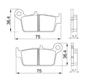 Pads Sets Sint Kymco Super  9