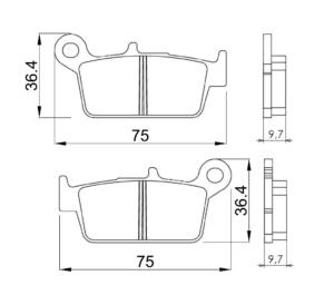 Serie Pastiglie  Sinterizzate Honda