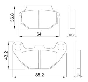 Braking pads Kymco People