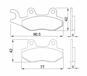 Pads Sets Sint. Kymco Vitality