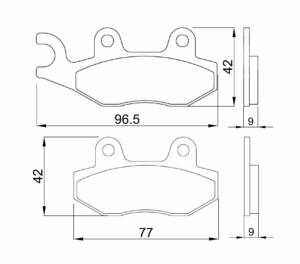 Serie Pastiglie  Sinterizzate Kymco