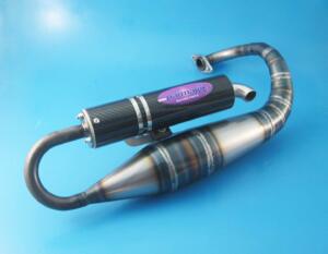 Muffler Race One Speedfight carb. sil.