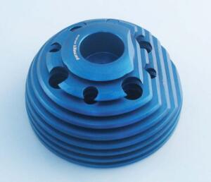 Testa PUFFO d.57 Integrale foro candela centrale per Vespa ET3