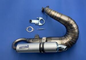 Marmitta "TITANIO"Vespa ET3-special-primavera cilindro W-Force (int. fori cilindro 62)