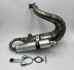 Marmitta "TITANIO"Vespa ET3-special-primavera cilindro W-Force (int. fori cilindro 62)