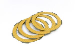 Set 4 clutch plate ORANGE Vespa small