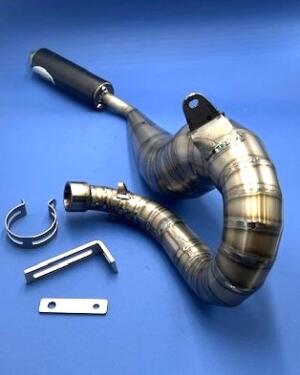 Muffler Vespa PX 125-for  TSV Parmakit TITANIO