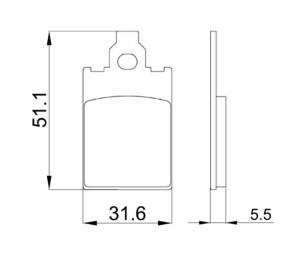 Braking Pads Piaggio Free PTT