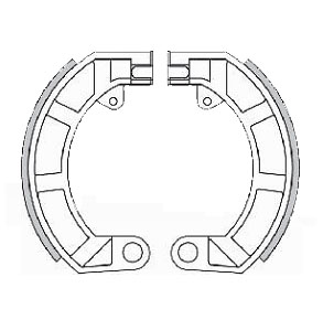 Pair of brake shoes Vespa