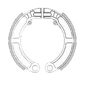 Coppia Ganasce Freno Vespa Super