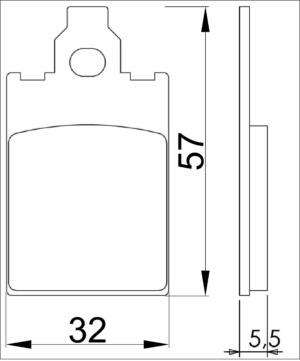 Braking Pads Piaggio Free