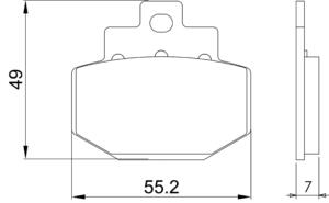 Braking Pads Gilera  DNA