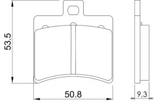 Braking pads Aprilia Leonardo