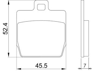 Coppia Pastiglie freno Yamaha Aerox