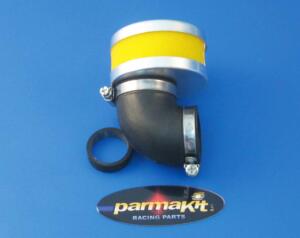 Air filter carburat. 19-21-24 90°yellow