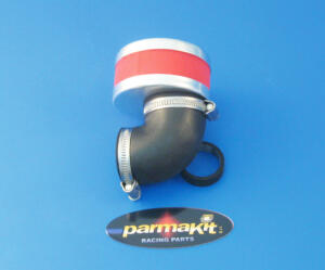 Filtro aria a 90°per carburatori d. 17.5-19-21-24 -25-rosso