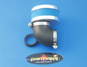 Air filter carburat. 19-21-24 90° blue