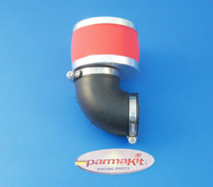 Air filter carburat19-21-24 90° red