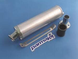 Aluminium silencer d.22 for Moped