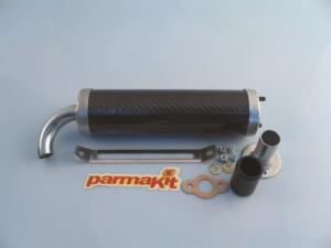 Silenziatore in Fibra di carbonio 60x200 d22 marmitta ERM