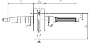 Albero Motore VELOFAX c/originale