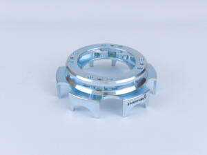 Aluminum basket + flexible couplings