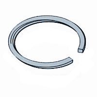 Ring d48 x 2L chromed